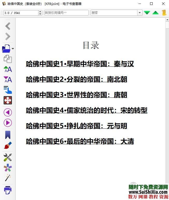 哈佛剑桥中国史Mobi电子书籍 电子书 第4张 哈佛剑桥中国史Mobi电子书籍 电子书 第4张