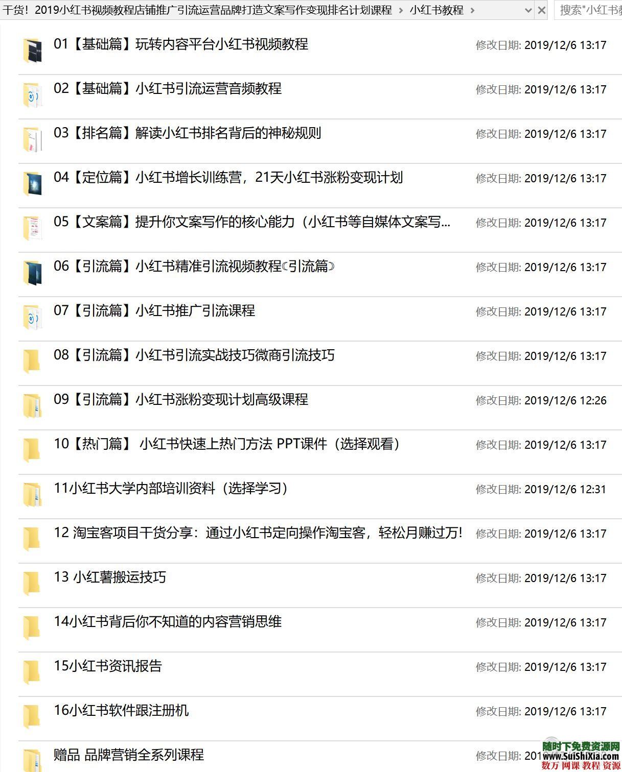 干货!2019小红书视频教程店铺推广引流运营品牌打造文案写作变现排名计划课程 营销 第4张 干货!2019小红书视频教程店铺推广引流运营品牌打造文案写作变现排名计划课程 营销 第4张