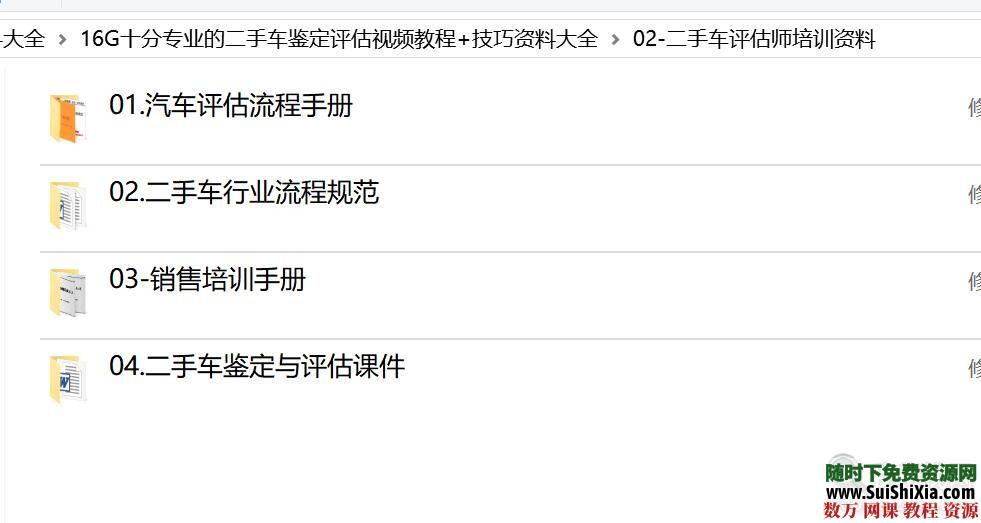 16G十分专业的二手车鉴定评估视频教程+技巧资料大全 营销 第4张 16G十分专业的二手车鉴定评估视频教程+技巧资料大全 营销 第4张