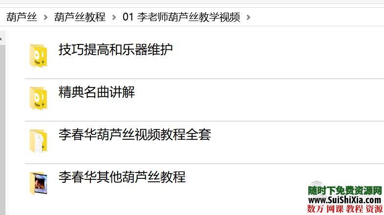 10套轻松入门36G葫芦丝巴乌视频教程资料MP3乐曲谱伴奏PDF教材大全 电子书 第4张