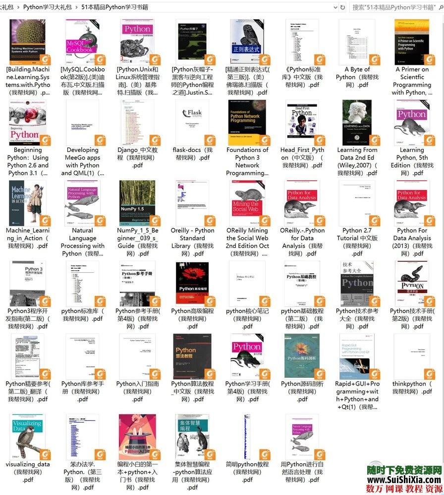 2019年python开发编程21天快速入门视频教程+书籍大全和面试大礼包 第7张 2019年python开发编程21天快速入门视频教程+书籍大全和面试大礼包 第7张