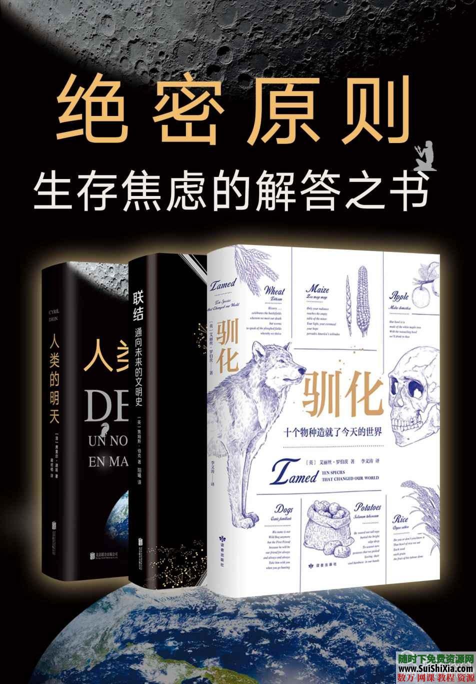 绝密原则套装3册《驯化》《联结》《人类的明天》 第1张 绝密原则套装3册《驯化》《联结》《人类的明天》 第1张