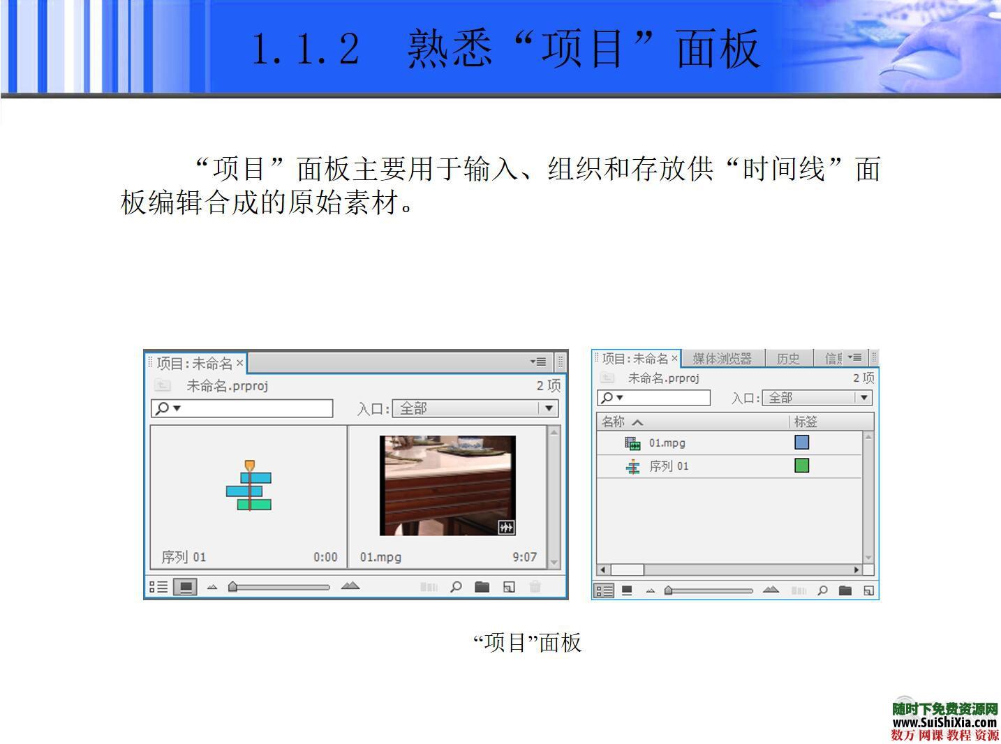 ppt和pdf格式的premiere cs6入门学习教程 第2张 ppt和pdf格式的premiere cs6入门学习教程 第2张